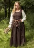 Ärmelloses Mittelalterkleid, Trägerkleid Lene, braun : M Produktbild-Vorschau 1