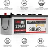 Langzeit Solarbatterie 220Ah 12V Boot Notstrom Windkraft Produktbild-Vorschau 2