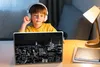 MuchoWow® Laptop Aufkleber Sticker Cover Skyline - Schwarz Produktbild-Vorschau 3