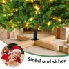 Künstlicher Weihnachtsbaum mit LED Lichterkette und Holzfuß Produktbild-Vorschau 6
