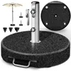 tillvex® Granit Sonnenschirmständer mit Rollen & Produktbild-Vorschau 1