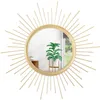 Omgoods - Gouden Sunburst Wandspiegel met IJzeren Frame Productafbeelding-voorbeeld 2