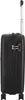 A black suitcase with a telescopic handle and wheels. Produktbild-Vorschau