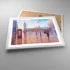 Gerahmtes Poster - Weißer Rahmen - Groß Ben Regenschirm - Produktbild-Vorschau 3