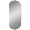 vidaXL Miroir mural noir 80x35 cm ovale Voir les images du produit 2