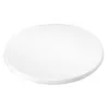 A single, round, white product on a white background. Náhľad obrázku produktu
