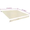Vidaxl LaFeldoek 350x250 cm Leinwandcreme Anteprima dell’immagine prodotto 7