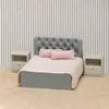 Lundby Puppenhaus - Schlafzimmer Set grau rosa Produktbild-Vorschau 2