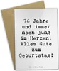 Mr. & Mrs. Panda Grußkarte Spruch 76. Geburtstag Herzjung - Produktbild-Vorschau 1