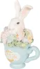 Clayre & Eef figurka dekoracyjna królik 11x9x16 cm biały Podgląd zdjęcia produktu 2
