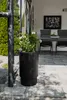 Vaso da fiori ESCADA in fibra di vetro, nero, 35x60 cm Anteprima dell’immagine prodotto 7