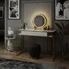 Schminktisch Vicco Tiara Weiß/Gold 110 cm, Model 40757 Produktbild-Vorschau 4