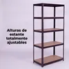 IvoQ Estantería Negra - Estantería metálica de Vista previa de la imagen del producto 4