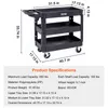 Wózek do serwowania VEVOR 103x43.5x85.7cm Wózek do Podgląd zdjęcia produktu 7