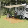 vidaXL Tapis de tente couleur sable 250x400 cm HDPE Voir les images du produit 2