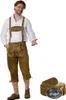 Lange Lederhose Jakob - olivbraun, 50 Produktbild-Vorschau 1