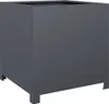 vidaXL Fioriera antracite 50x50x50 cm in acciaio Anteprima dell’immagine prodotto 1
