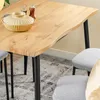 SoBuy Jídelní set 5dílný barový stůl se 4 židlemi, pohodlné Náhled obrázku produktu 9