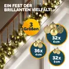 DEUBA® Weihnachtskugeln 100tlg Ø 3-6cm Kunststoff matt Produktbild-Vorschau 3