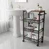 Relaxdays 4052025847760, 4 pół., Czarny, Brązowy, 5 kg, 4 Podgląd zdjęcia produktu 3