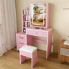 Table de maquillage élégante avec miroir et éclairage à 3 Voir les images du produit 10