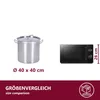 HOOZ Gastronomie Kochtopf Suppentopf 50 L Edelstahl Produktbild-Vorschau 2