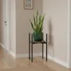 Blumenständer aus Metall, Holz, stehend, Loft, Ständer, Produktbild-Vorschau 16