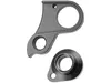 Union GH-176 gancio deragliatore alluminio nero Anteprima dell’immagine prodotto 6