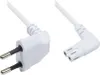 Euro-Netzkabel, Netzstecker an Euro 8 Buchse, beidseitig Produktbild-Vorschau 1