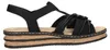Rieker 6296900 629 Damenschuhe Sandalen Hoch Schwarz Produktbild-Vorschau 8