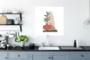 MuchoWow® Poster Sommer - Pflanze - Weiß 75x75 cm - Wand Produktbild-Vorschau 3