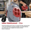 PVC Kabeltrommel – 4 Steckdosen, 10m SCHUKO Produktbild-Vorschau