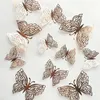 Schmetterlinge an der Wand EL-16766 - Rosa/Gold KP16766 Produktbild-Vorschau 1
