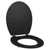 Allibert ACIERO WC-Sitz Holz 36 x 5,2 x 45,7 cm Schwarz Produktbild-Vorschau 3
