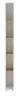 A tall, narrow bookshelf with five shelves, presented against a white background. Produktbild-Vorschau