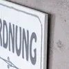 Wandbild 20x40cm Hausordnung Spruch Wandschild Danke Träume Produktbild-Vorschau 5
