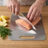 Deska do krojenia ze stali nierdzewnej – deska kuchenna do Podgląd zdjęcia produktu 9