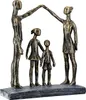 Casablanca by Gilde Skulptur Familie schützende Hände Produktbild-Vorschau 3