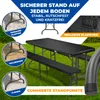 KESSER® Buffettisch Tisch klappbar Kunststoff 183x76 cm Produktbild-Vorschau 7