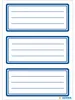 Buchetiketten 76x35mm HS blauer Rand VE=6 Blatt Produktbild-Vorschau 3