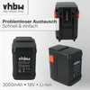 vhbw 3x Akku kompatibel mit Gardena AccuJet 18-Li (9335-20) Produktbild-Vorschau 5