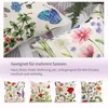 Blumenkissen 45x45 cm 4er Set, Outdoor Kissen Wetterfest, Produktbild-Vorschau 5