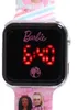 Kinder LED Uhr Barbie Produktbild-Vorschau 2