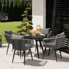 di volio Gartenmöbel Set RIETI - Grau, Sitzgruppe outdoor Produktbild-Vorschau 7