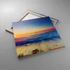 Bild auf Leinwand - Leinwandbild - Meer Strand Welle - Produktbild-Vorschau 2