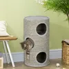 PawHut Krabomb, kraboom voor katten met 3 verborgen Productafbeelding-voorbeeld 9