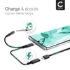 CELLONIC Adaptateur USB C jack écouteurs 3,5 mm Répartiteur Voir les images du produit 5