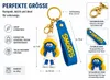 Schlüsselanhänger Schlümpfe mit PVC-Figur und Band – 1 von Produktbild-Vorschau 2