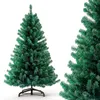 A green artificial Christmas tree on a white background. Produktbild-Vorschau