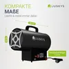 Plynový ohřívač vzduchu 15 kW - černý Náhled obrázku produktu 11